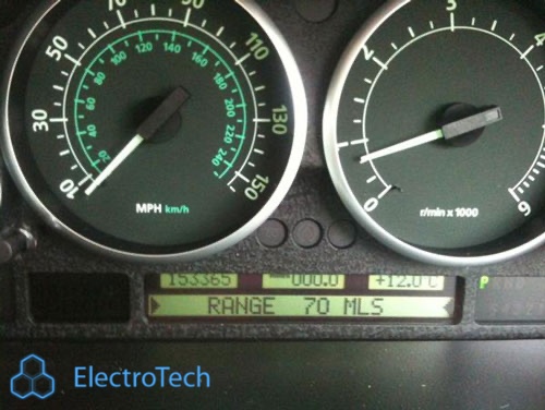 Range Rover L322 Cluster Unit After Repair With Logo Big2