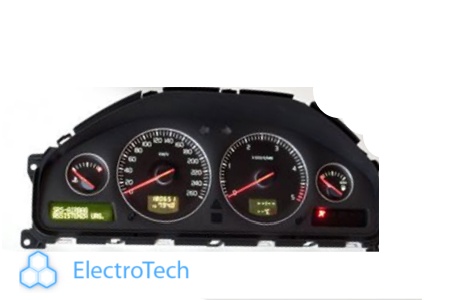 Volvo V70 S60 S80 And C70 Instrument Cluster With Logo