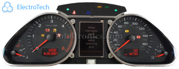 Audi A6 S6 Q7 Instrument Cluster Withlogo