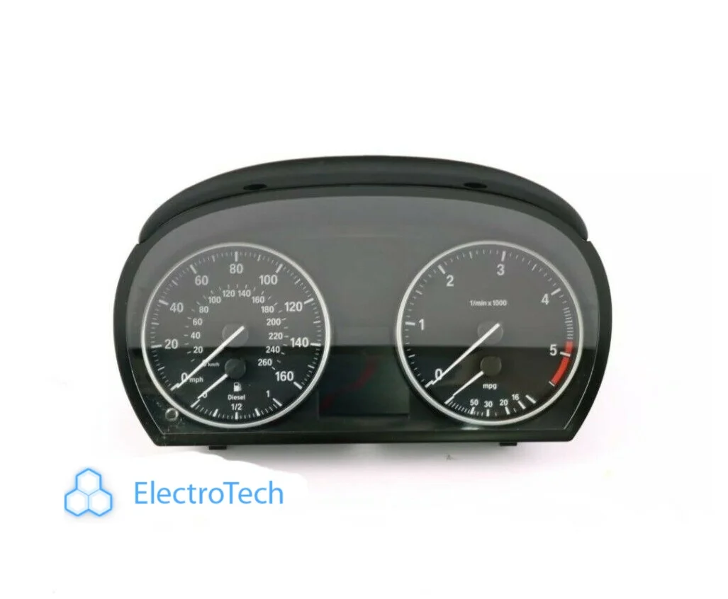 Bmw 3 Series E90 Speedometewith Logo2