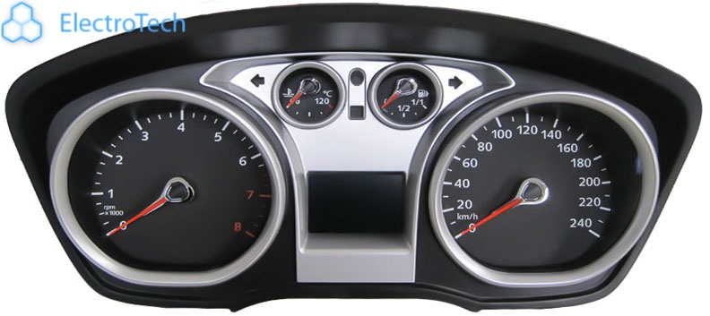 Ford Focus Mk2 |facelift Speedometer With Logo