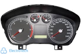 Ford Focus Mk2 Speedometer With Logo